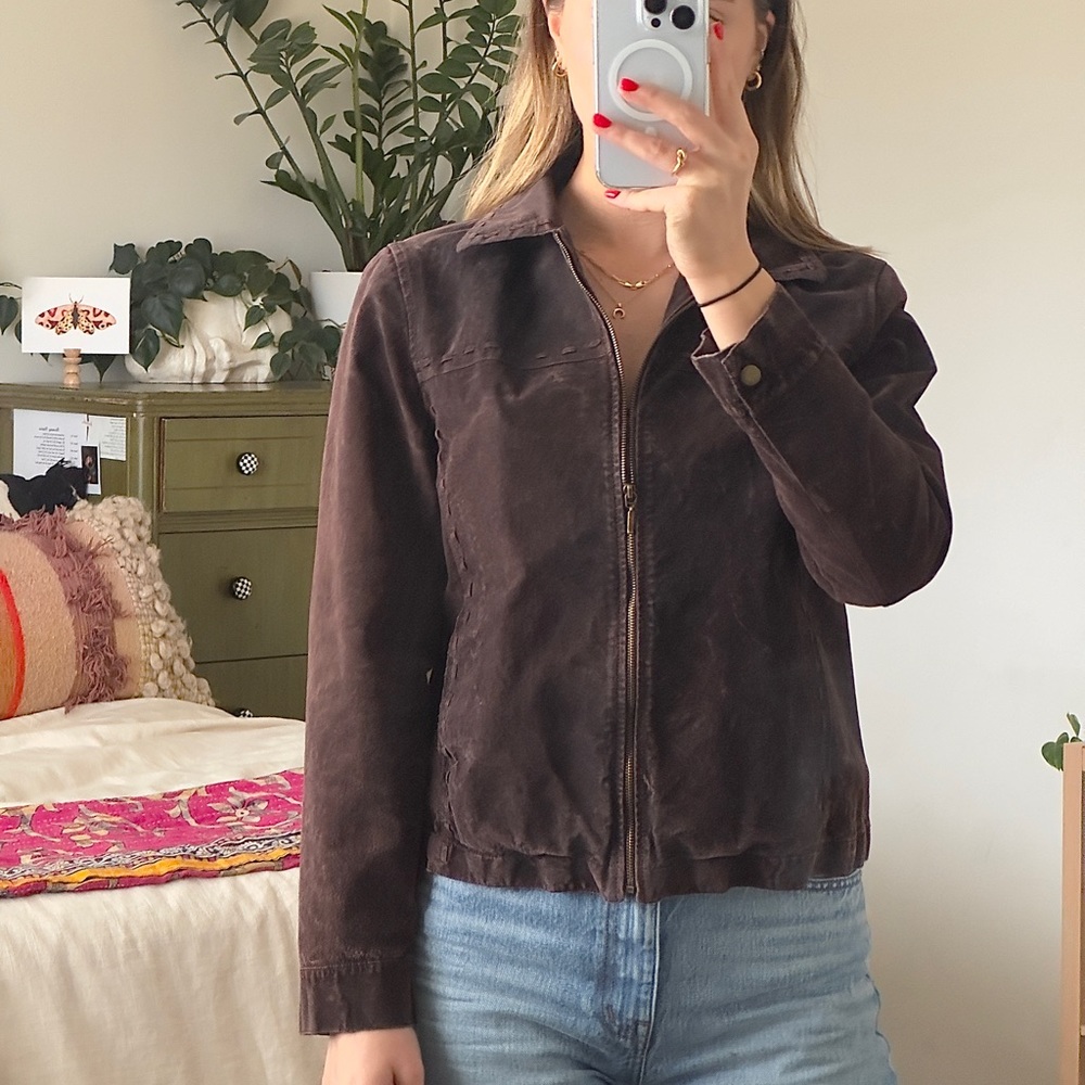 ST. JOHN’S BAY leather jacket